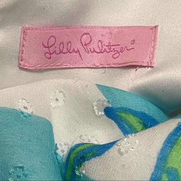 LILLY PULITZER Posey Blue Fit & Flare Dress 8 $228 - Picture 13 of 16